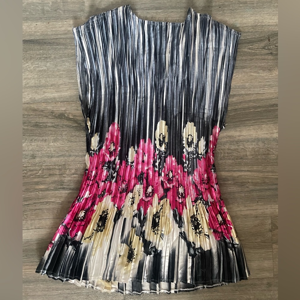 FLORAL BLOUSE YELLOW PINK MEDIUM